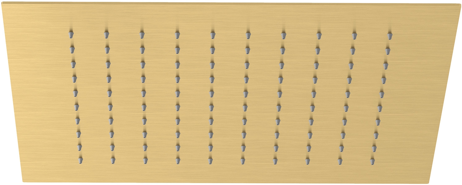 Kludi Asana hlavová sprcha 34x34 cm čtvercový zlatá 69400N0-00
