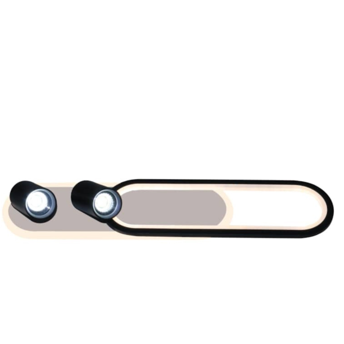 Light Prestige Parma stropní světlo 2x8 W černá LP-0612/2CLBK