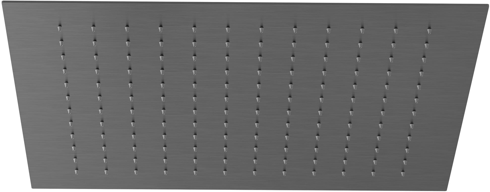 Kludi Asana hlavová sprcha 44x44 cm čtvercový černá 69410N2-00