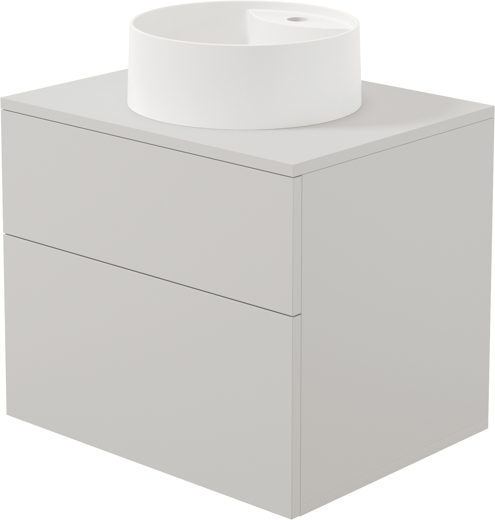 Deante Prizma umyvadlo se skříňkou a deskou 60 cm béžová SDKB6SAU4B