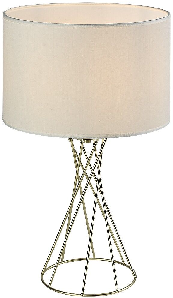 Rabalux Nivra stolní lampa 1x40 W zlatá 74081