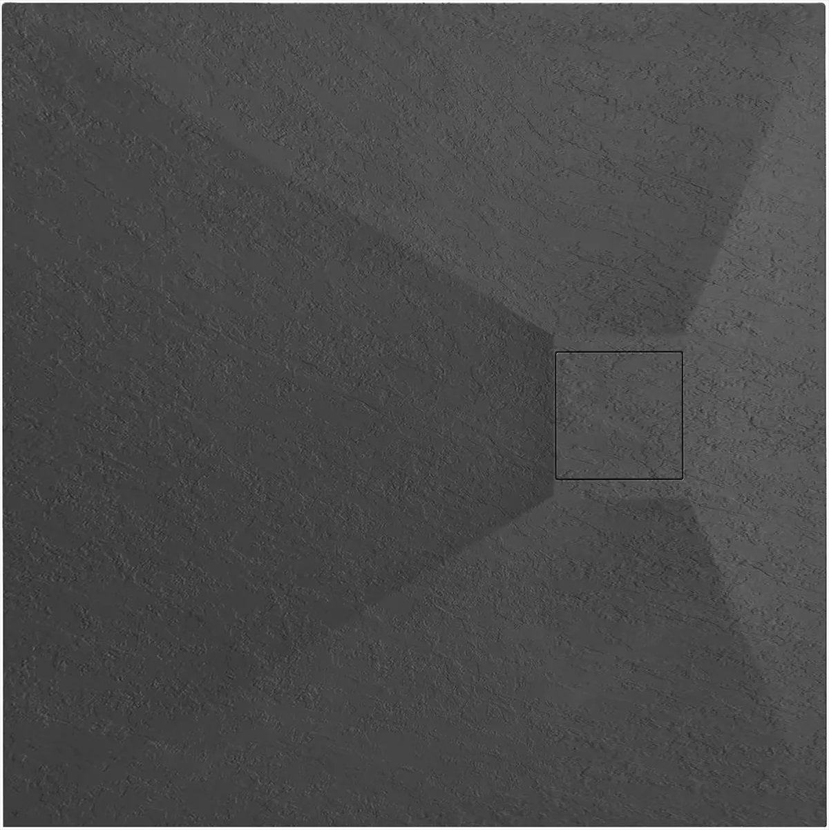 Rea Magnum čtvercová sprchová vanička 90x90 cm černá REA-K3910