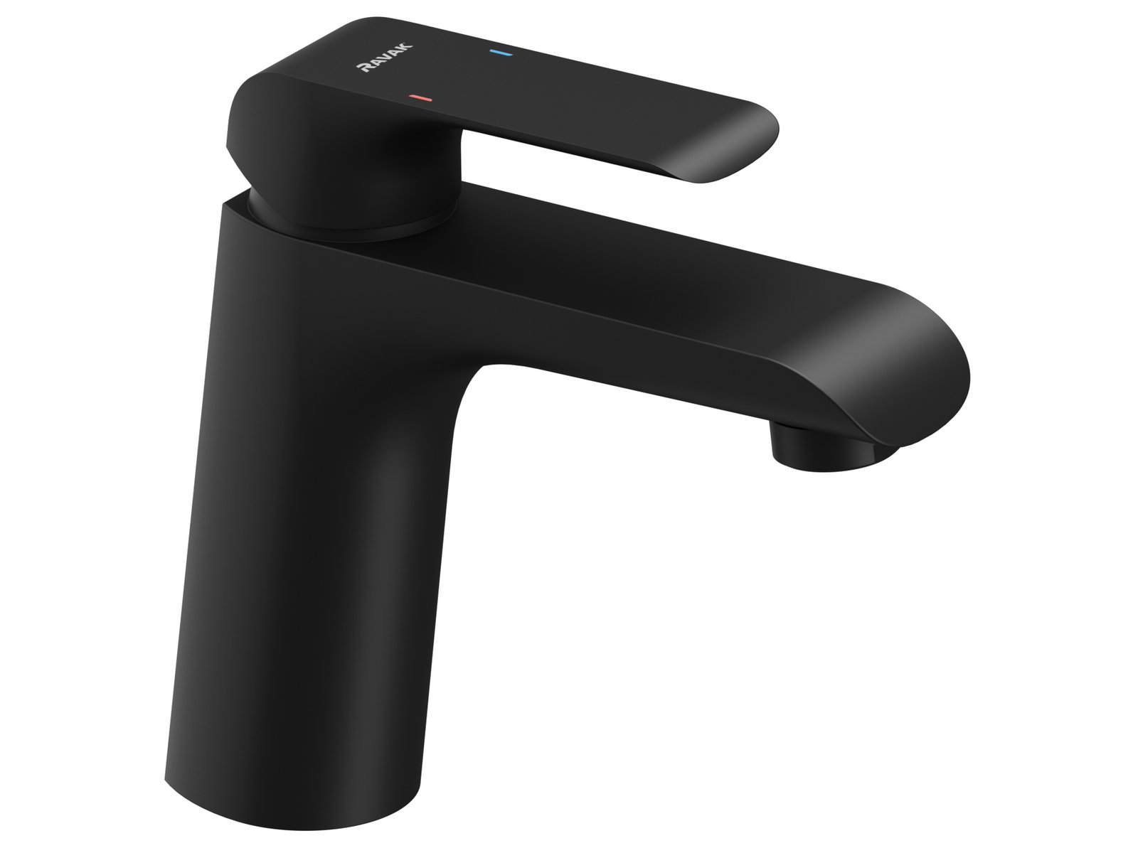 Ravak Flat umyvadlová baterie stojící černá X070173
