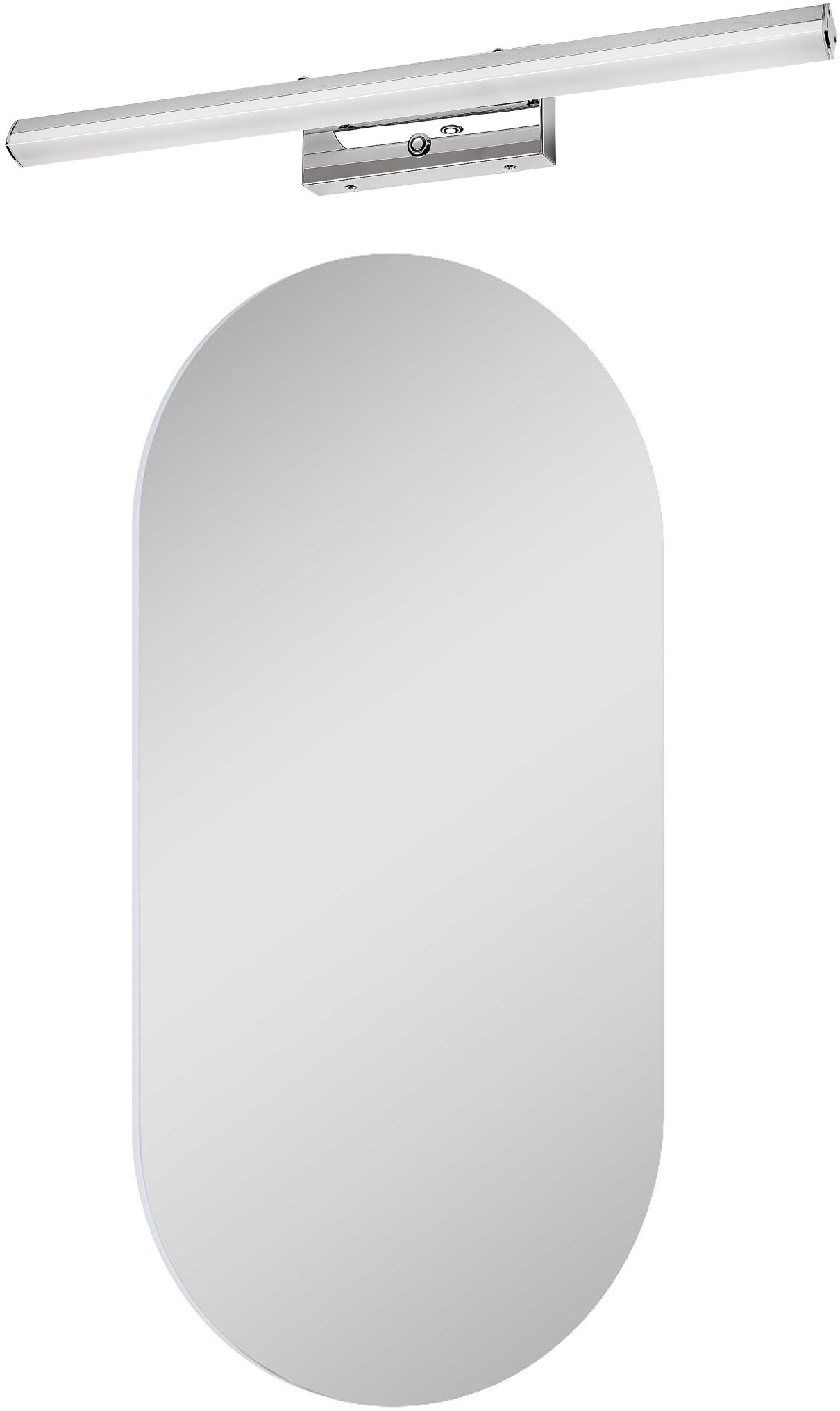 Sada zrcadlo Elita Oval RE067567000010, nástěnné svítidlo Rabalux Turgon 75016