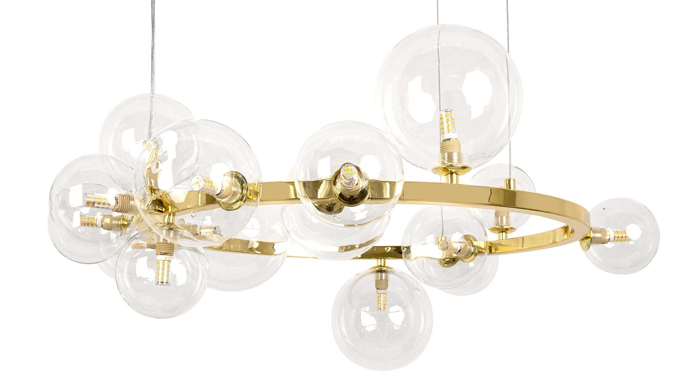 Moosee Alure závěsné svítidlo x5 W zlatá MSE1501100498