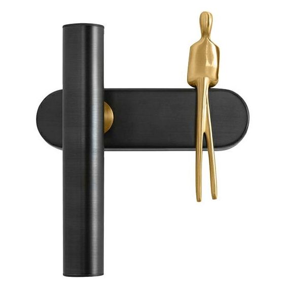 Moosee Boy nástěnné svítidlo 1x4 W černá-zlatá MSE1501100482