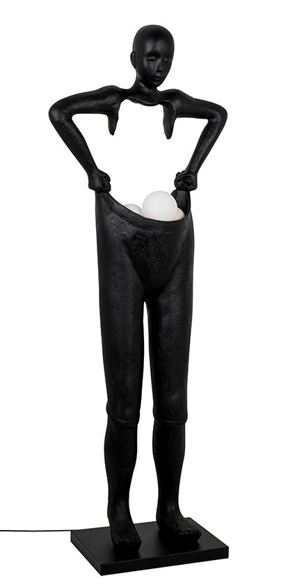 Moosee Human stojací lampa 3x30 W černá MSE1501100511