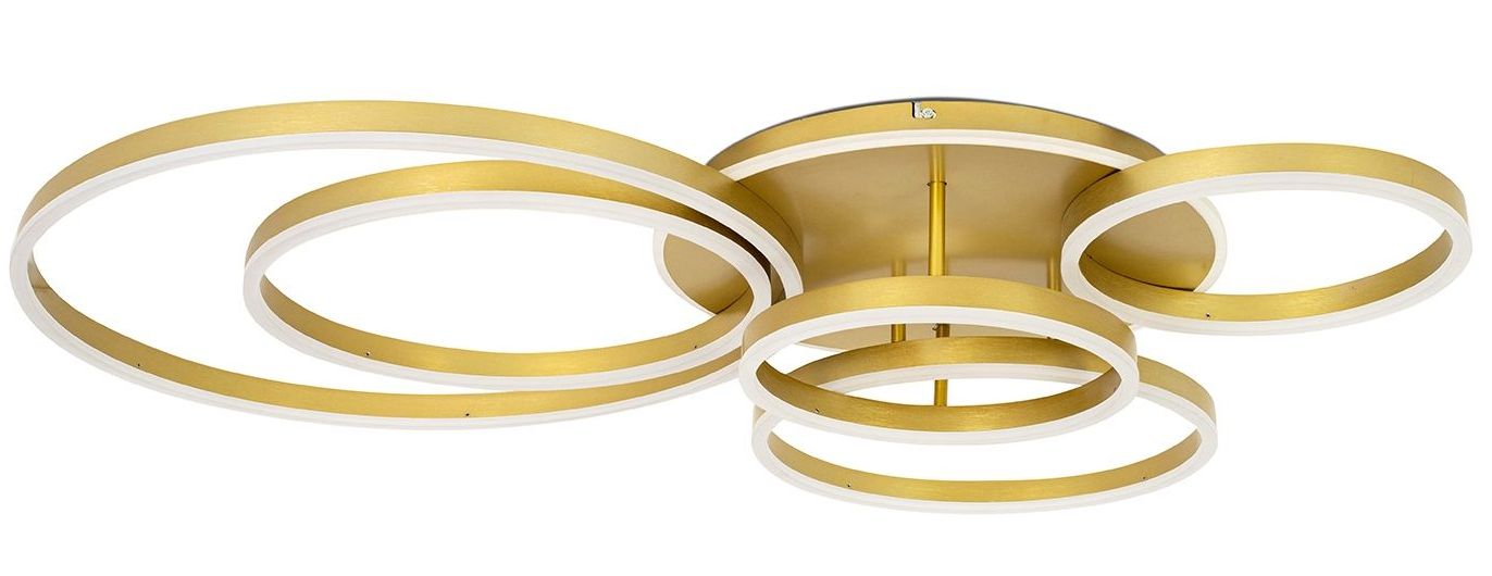 Moosee Rings stropní světlo x80 W zlatá MSE1501100504