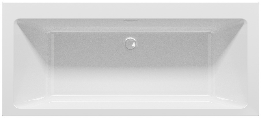 Riho Rethink Cubic Wall obdélníková vana 180x80 cm bílá B160001005