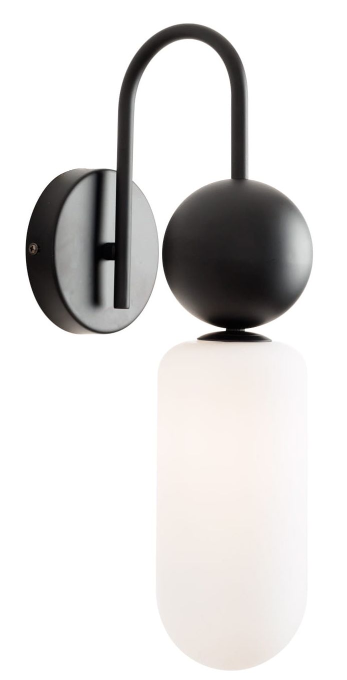 MaxLight Nova nástěnné svítidlo 1x7 W bílá-černá W0381