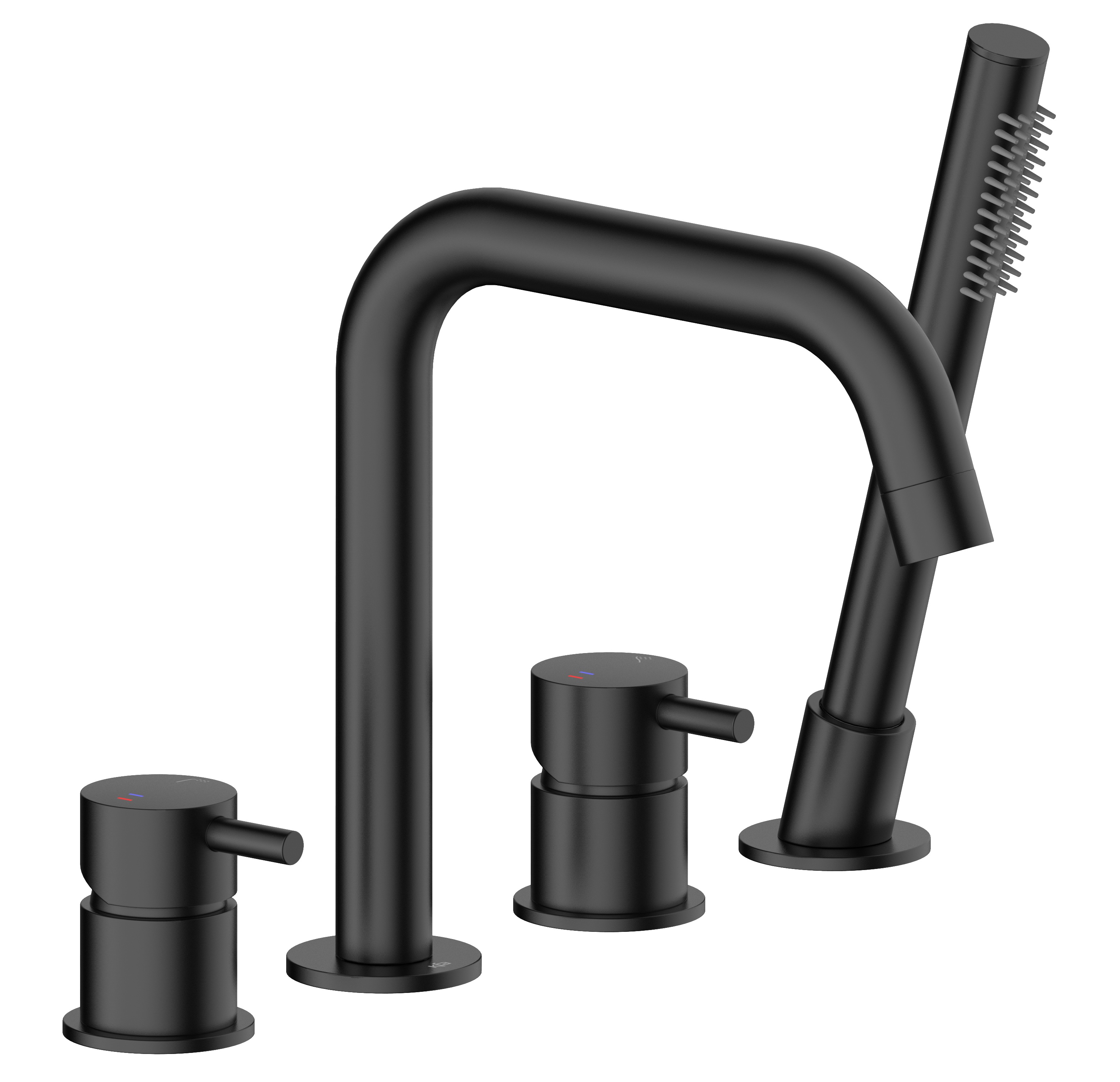 KFA Armatura Moza Black vanová baterie na vanu černá 5035-210-81