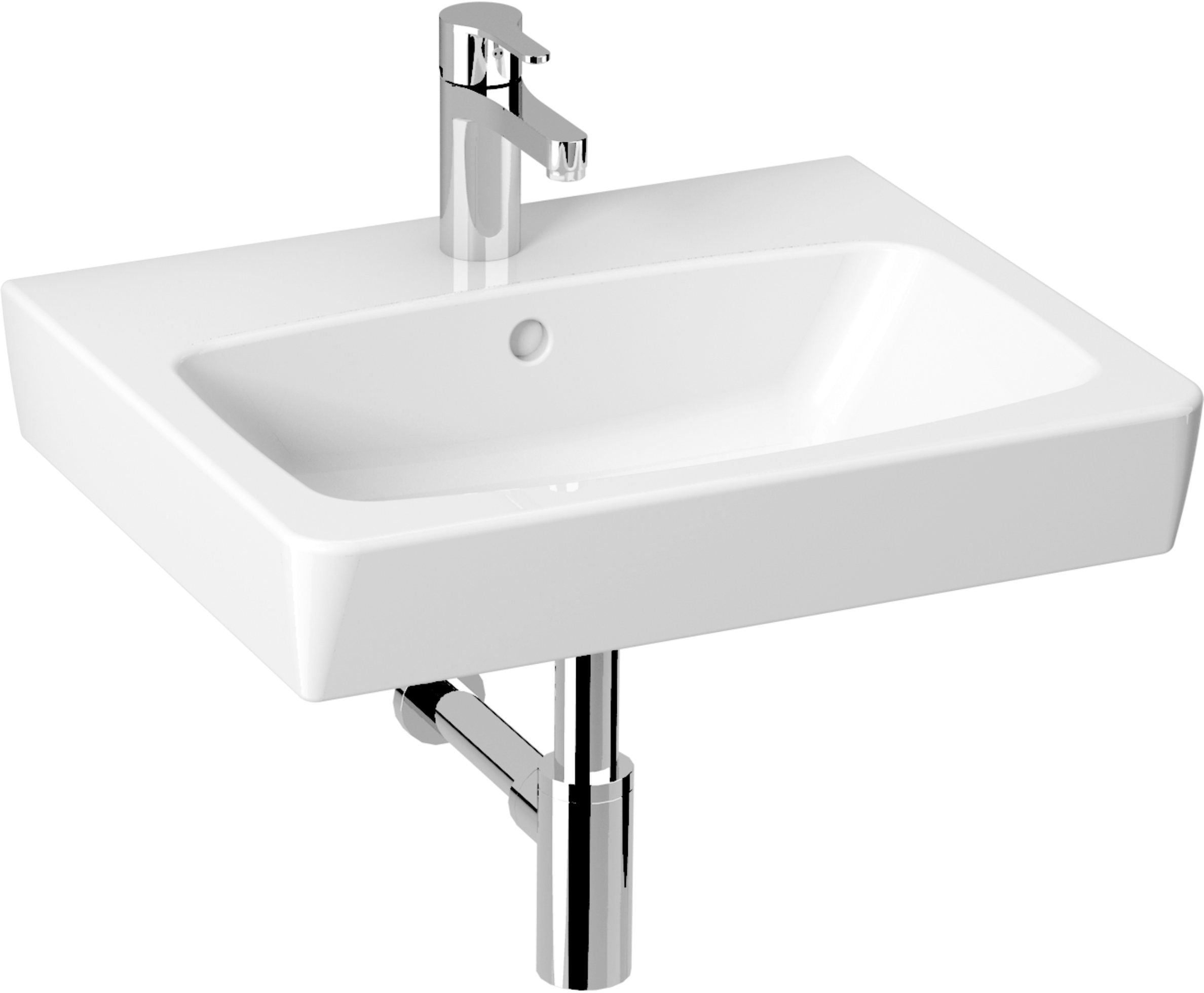 Jika Lyra Plus umyvadlo 55x45 cm obdélníkový klasický-nábytkový bílá H8103810001041