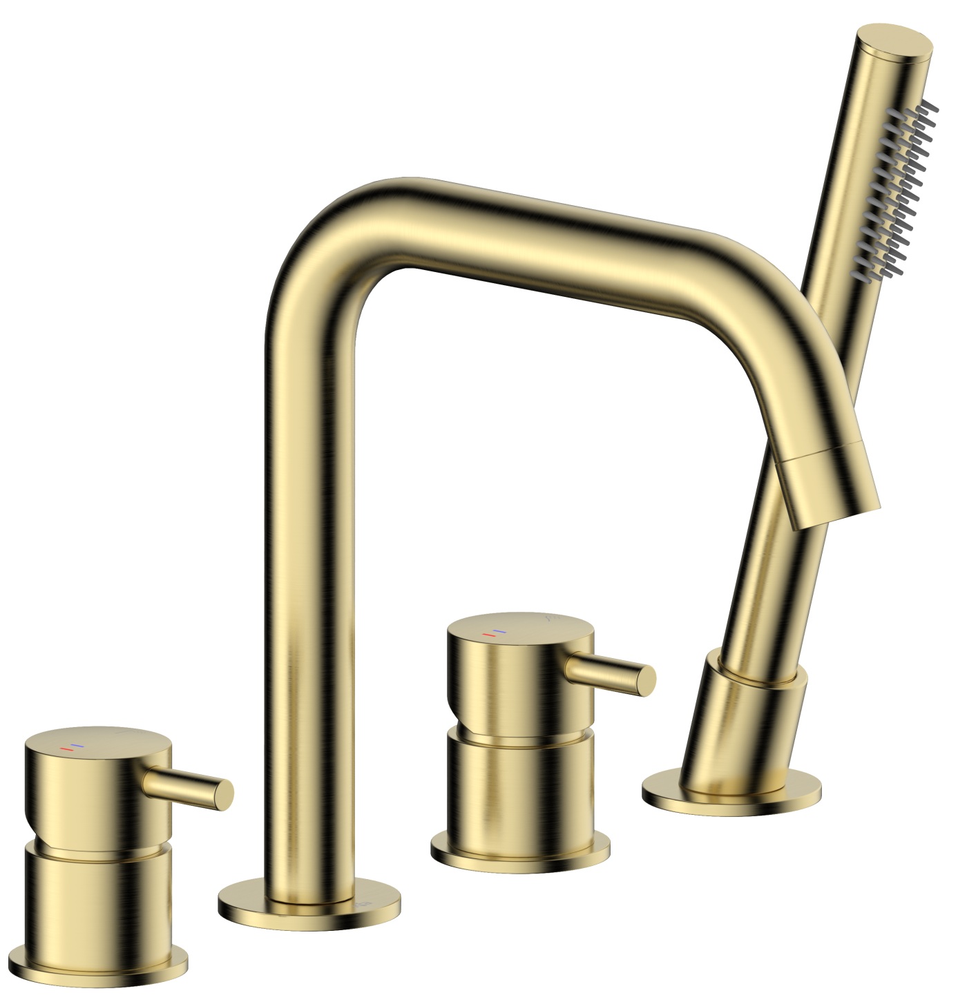 KFA Armatura Moza Gold vanová baterie na vanu zlatá 5035-210-31