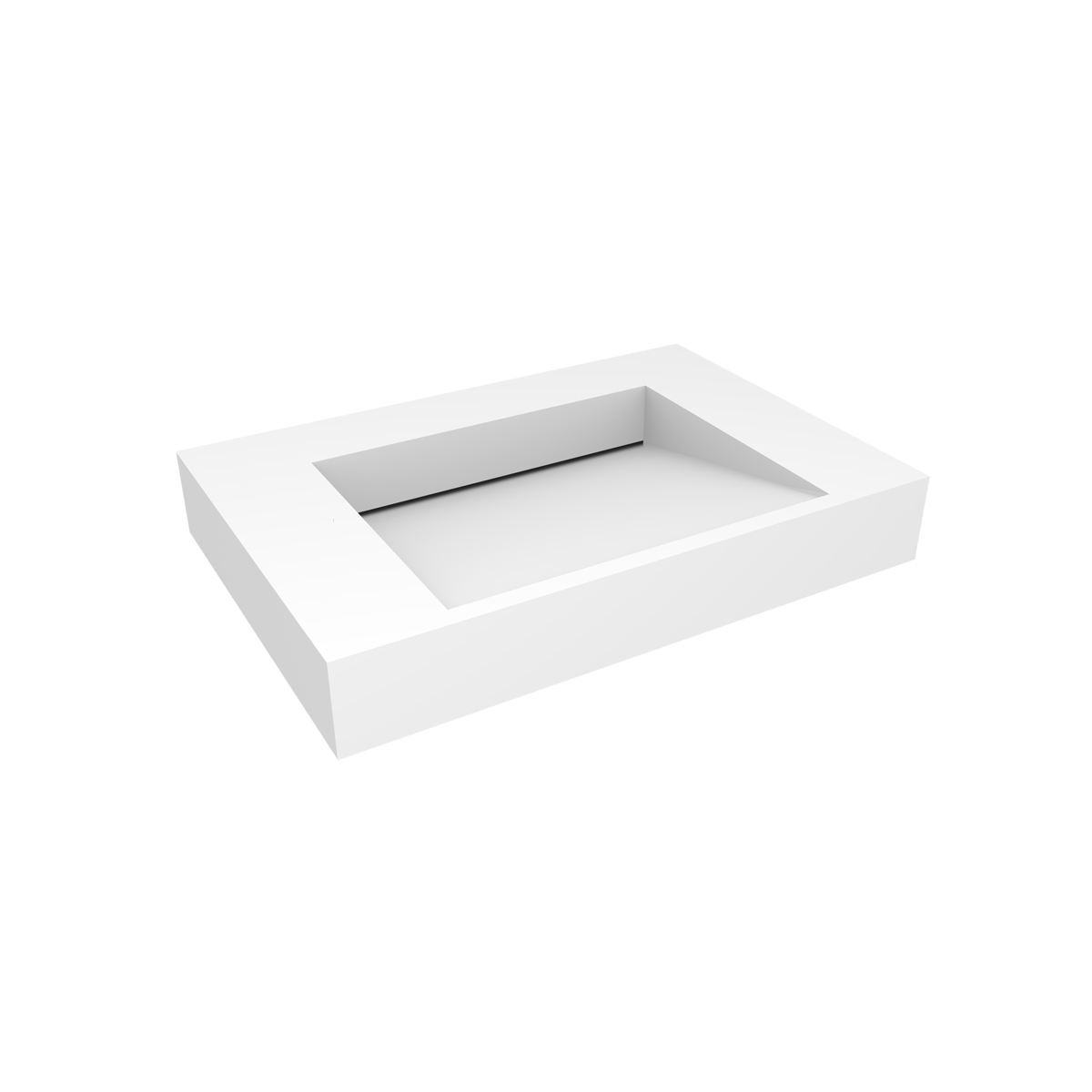 Oltens Stila umyvadlo 80x45 cm obdélníkový klasický bílá 40001900