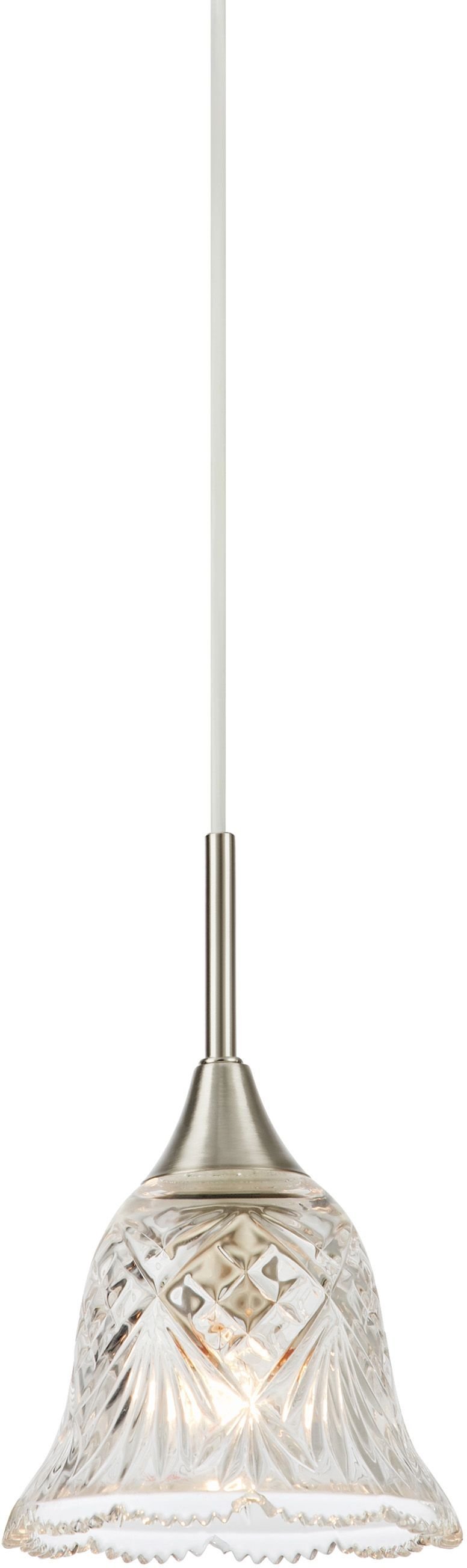 Markslöjd Luna závěsné svítidlo 1x40 W nikl 109012