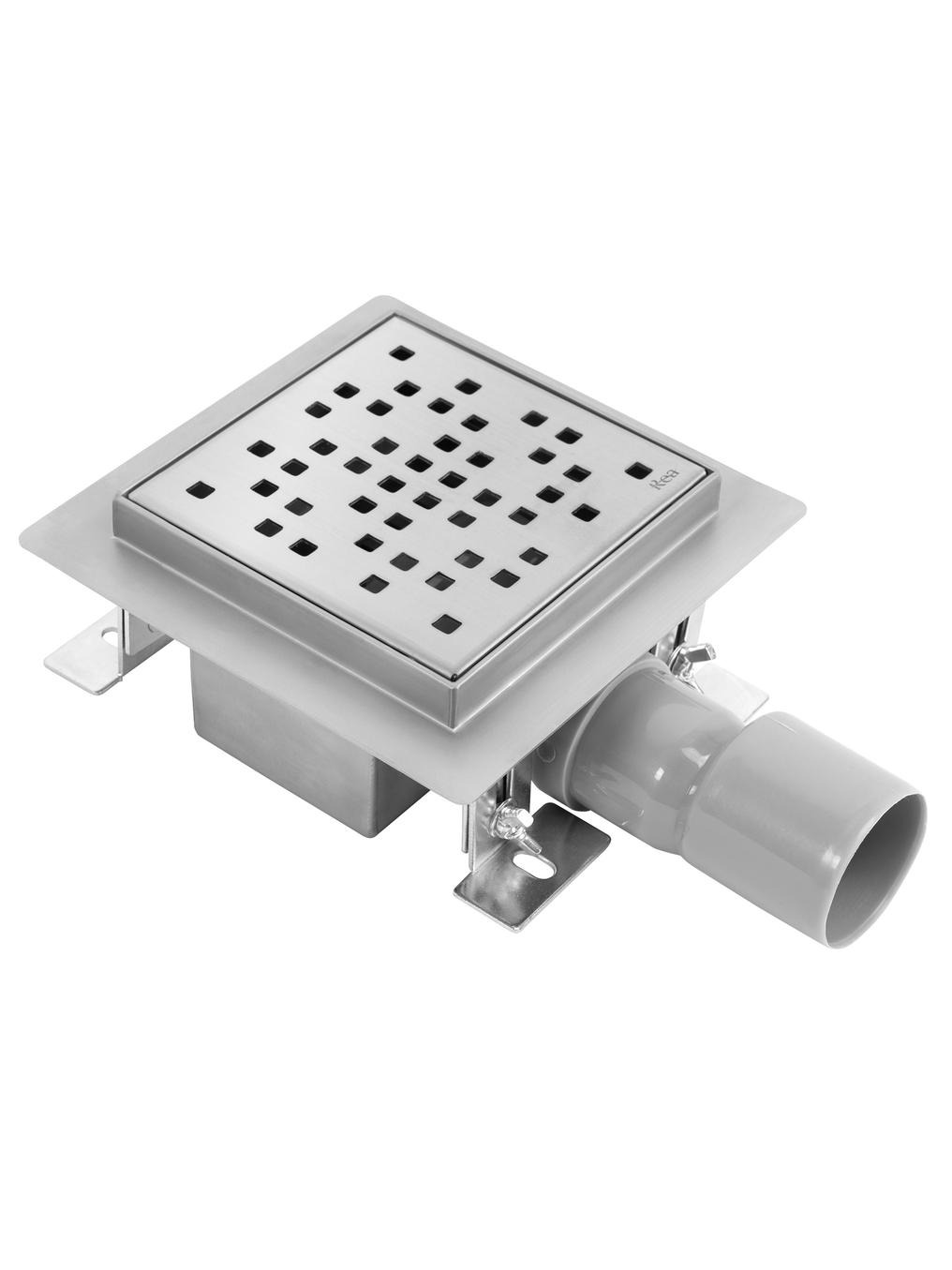 Rea Dots bodový odtok 12 cm ocel REA-G6202