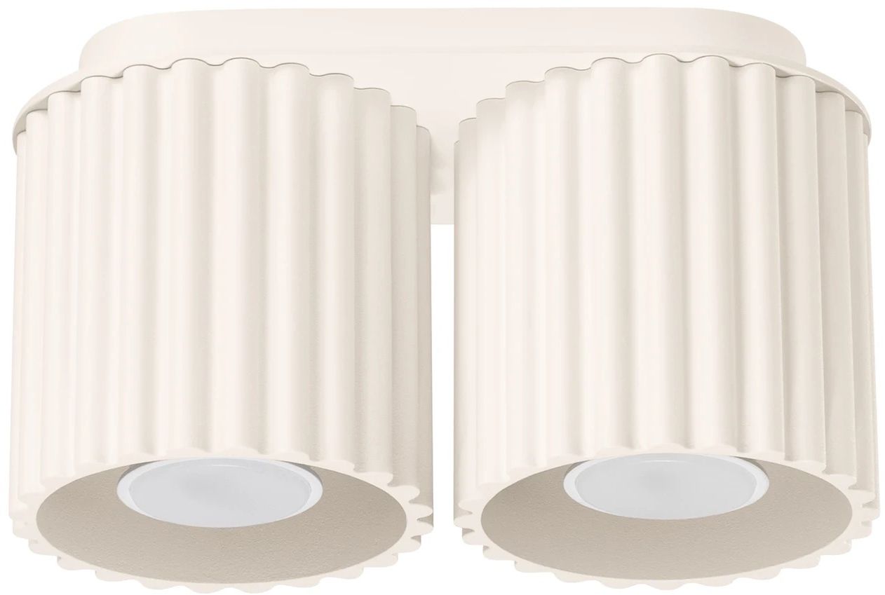 Sollux Lighting Aura stropní světlo 2x10 W béžová SL.1790