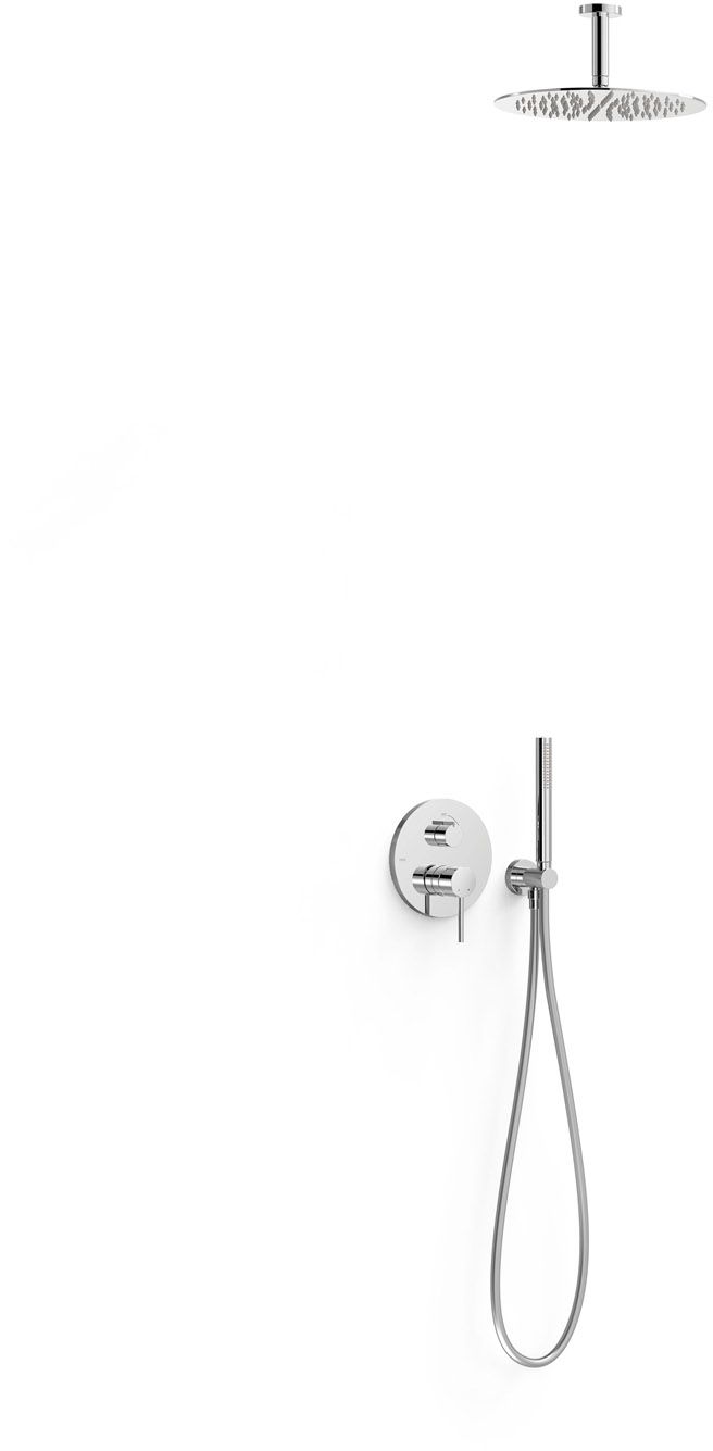 Tres Slim Exclusive sprchová sada pod omítku s dešťovou sprchou chrom 26228003
