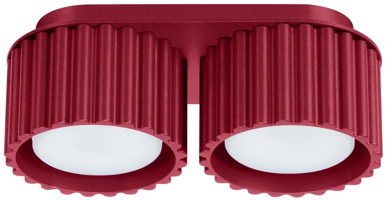 Sollux Lighting Aura stropní světlo 2x10 W vínová SL.1823