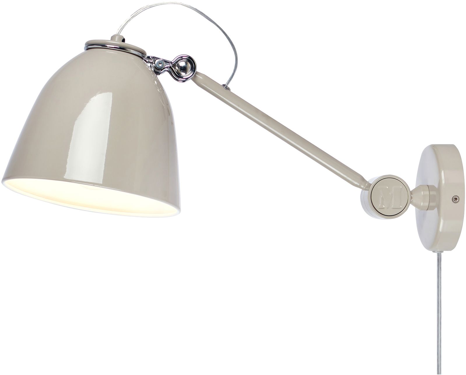 Markslöjd Tilt nástěnné svítidlo 1x60 W šedá 108964