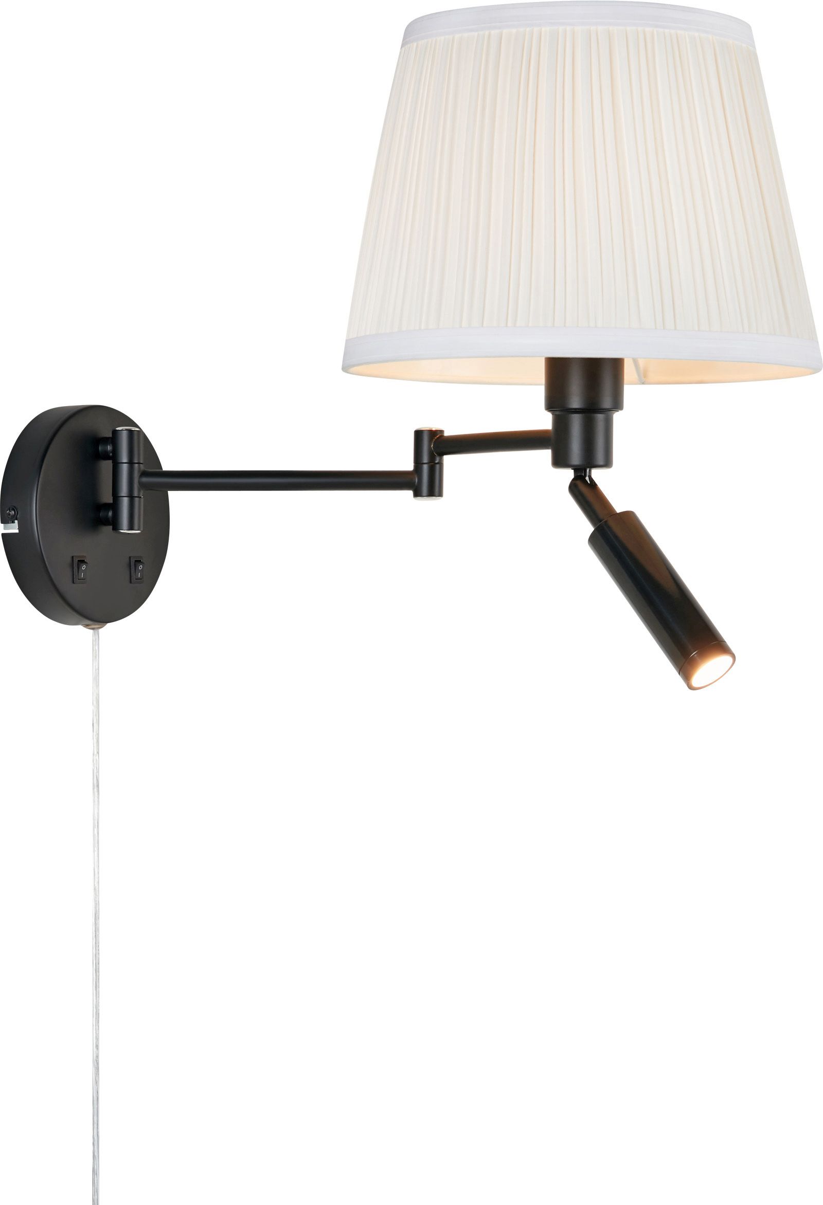 Markslöjd Pivot nástěnné svítidlo 1x60 W černá 109016