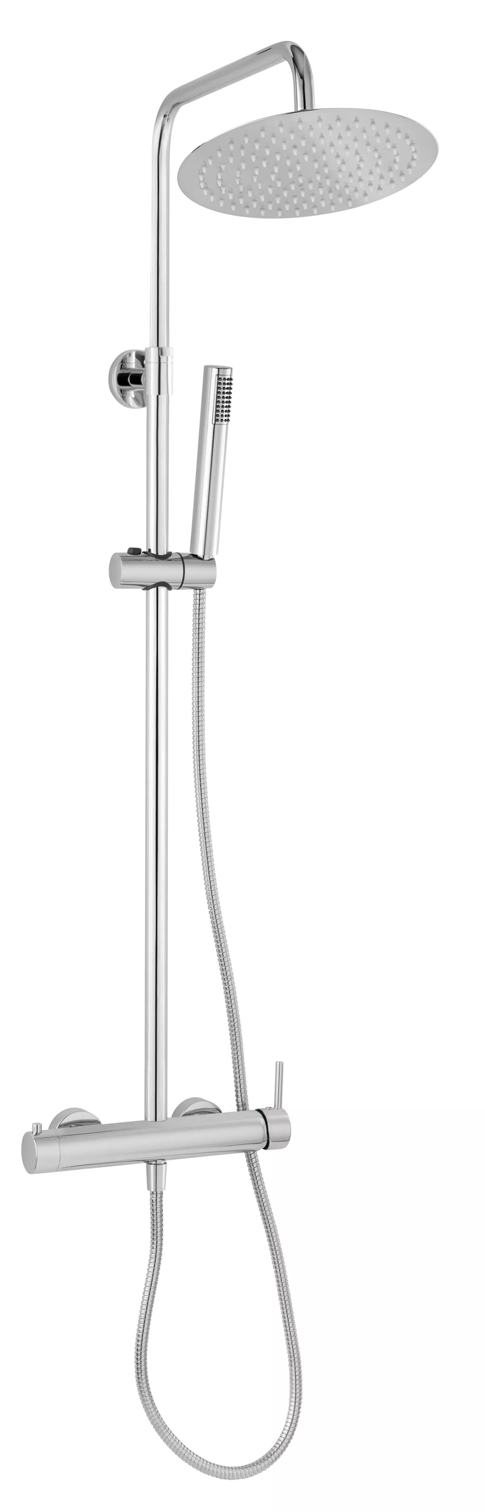 Ferro Ciriculus sprchová sada na stěnu s dešťovou sprchou chrom NP85-BCK7U