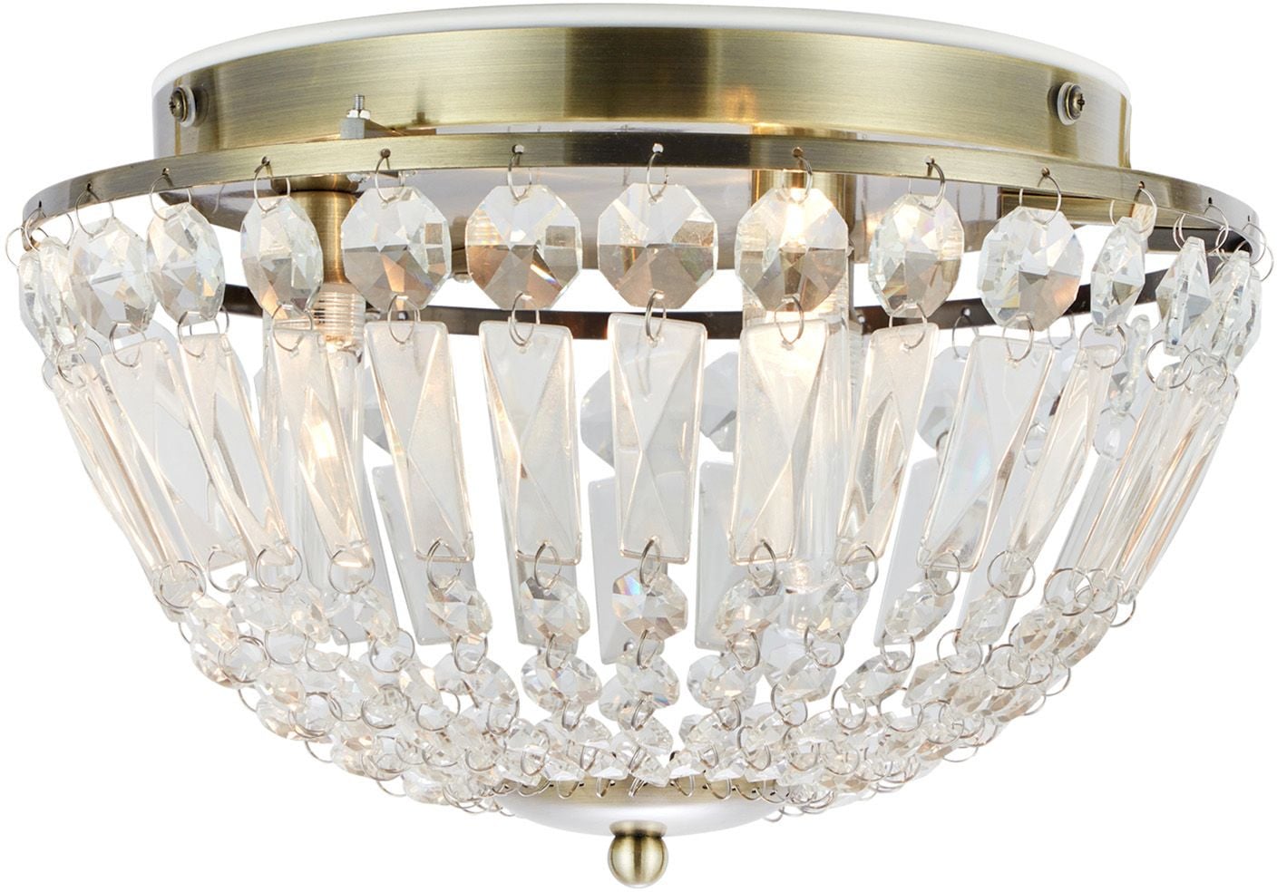 Markslöjd Estelle stropní světlo 3x20 W mosaz-průhledná 109031