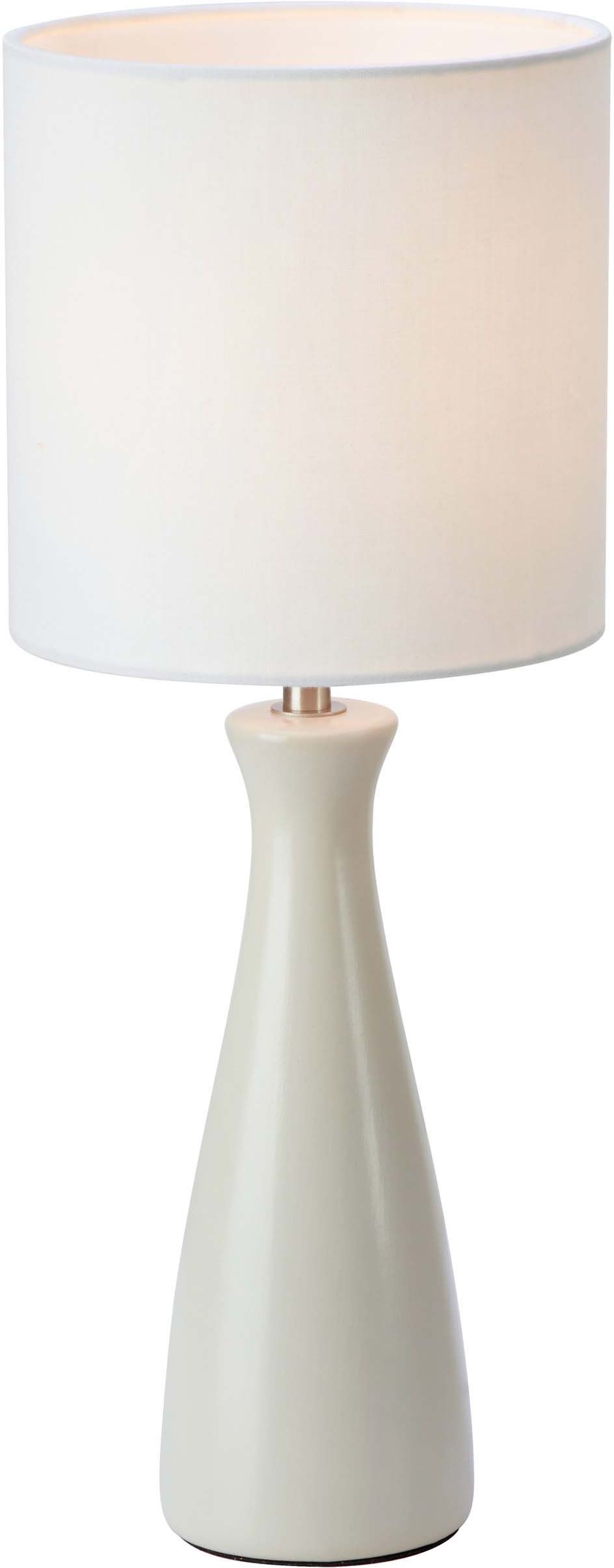 Markslöjd Birillo stolní lampa 1x60 W bílá-písková 108906