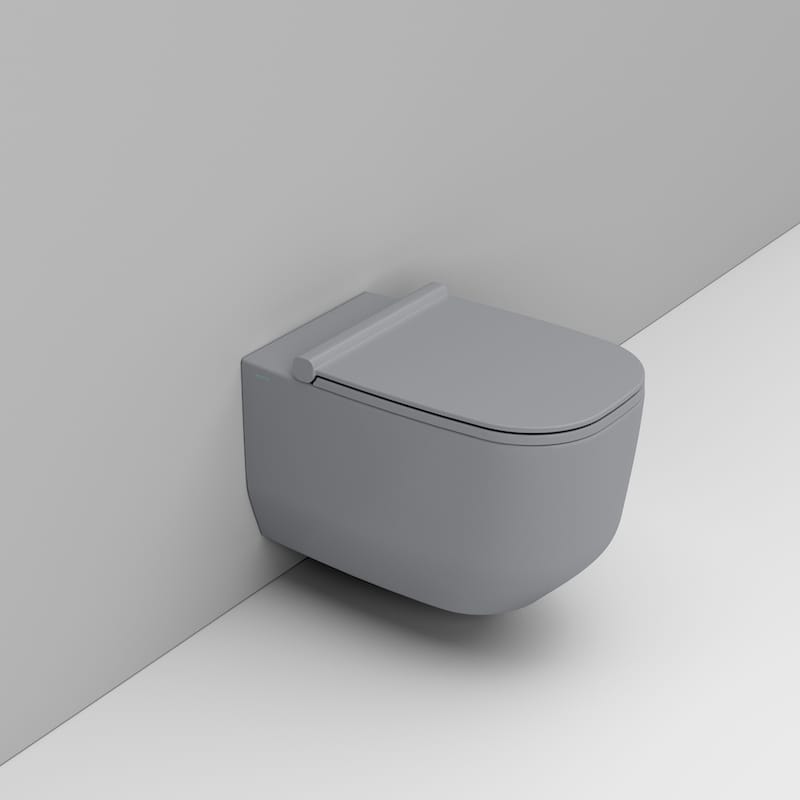 Ceramica Dolomite Alba záchodová mísa závěsná bez splachovacího kruhu šedá D502545