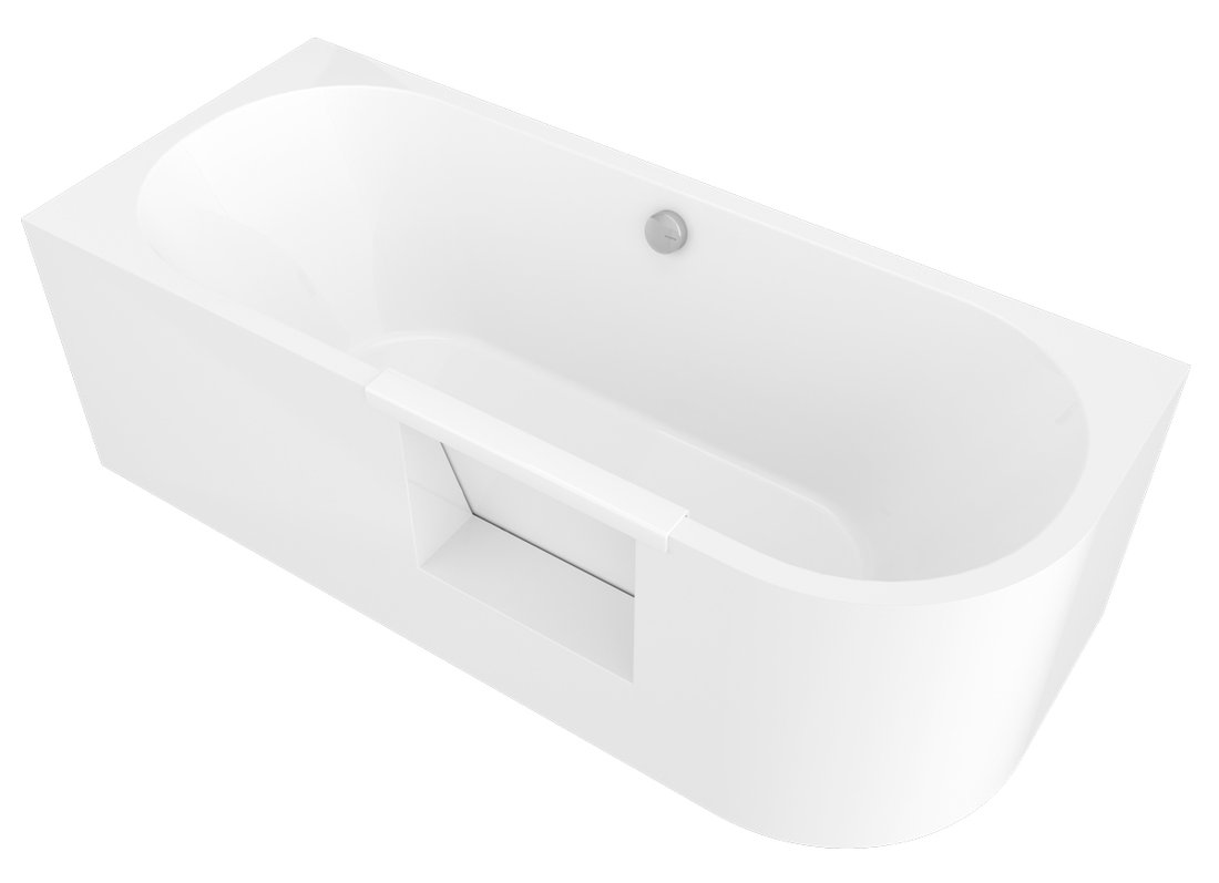 Polysan Portas rohová vana 180x75 cm Levostranná bílá 75551