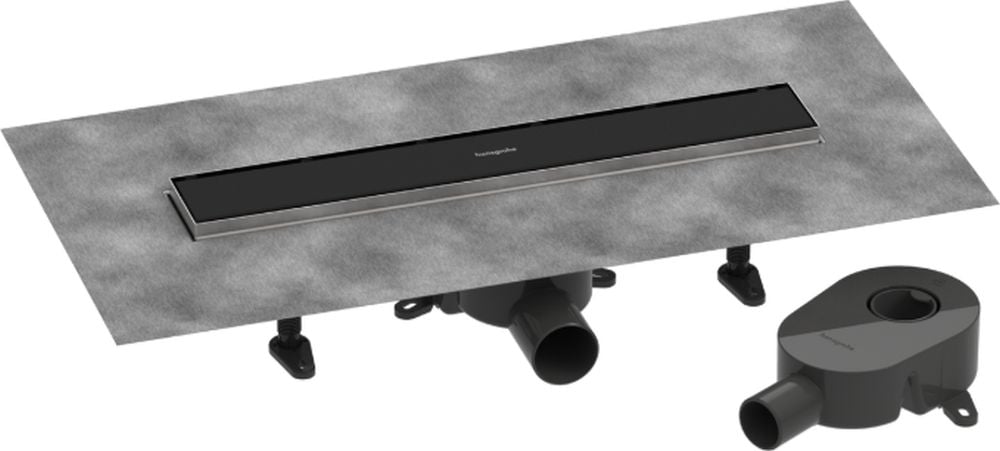 Hansgrohe RainDrain Go odtokový žlábek 50 cm černá 56270670