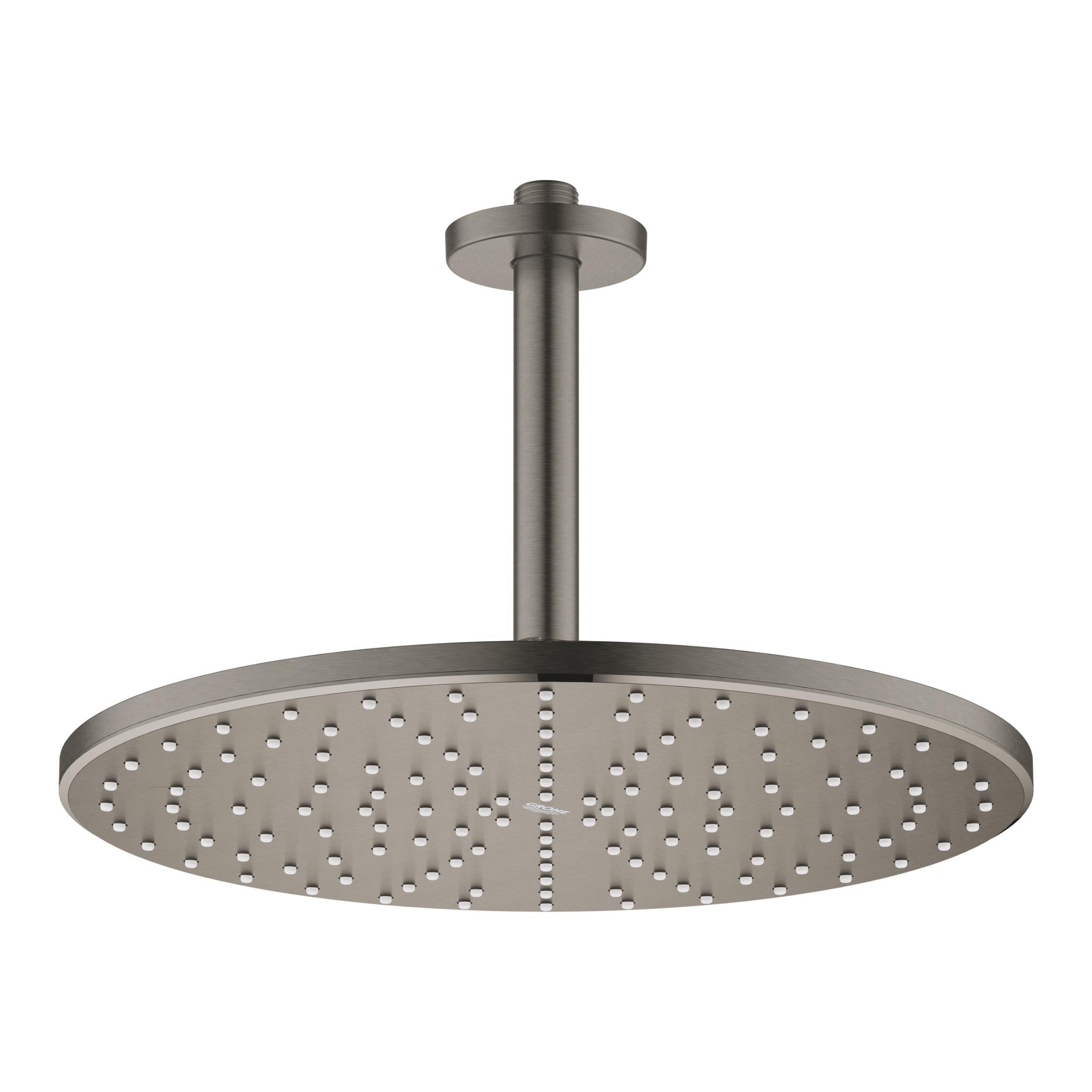 Grohe Rainshower hlavová sprchá s ramenem 31x31 cm kulatý Brushed Hard Graphite 26560AL0