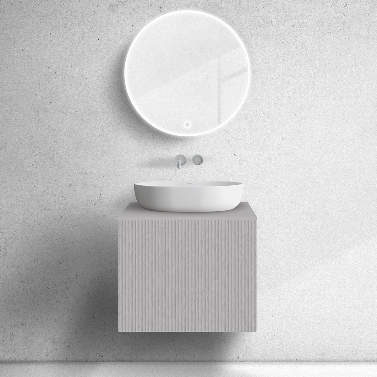 Oltens Lun skříňka 60x44.7x52 cm pod umyvadlo závěsná 60027900