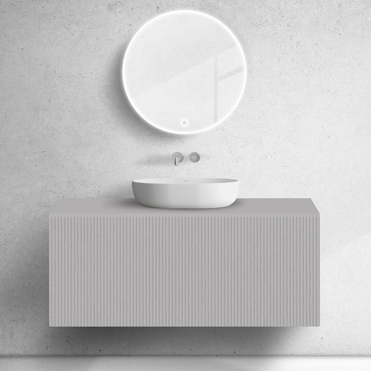 Oltens Lun skříňka 120x44.7x52 cm pod umyvadlo závěsná 60030900