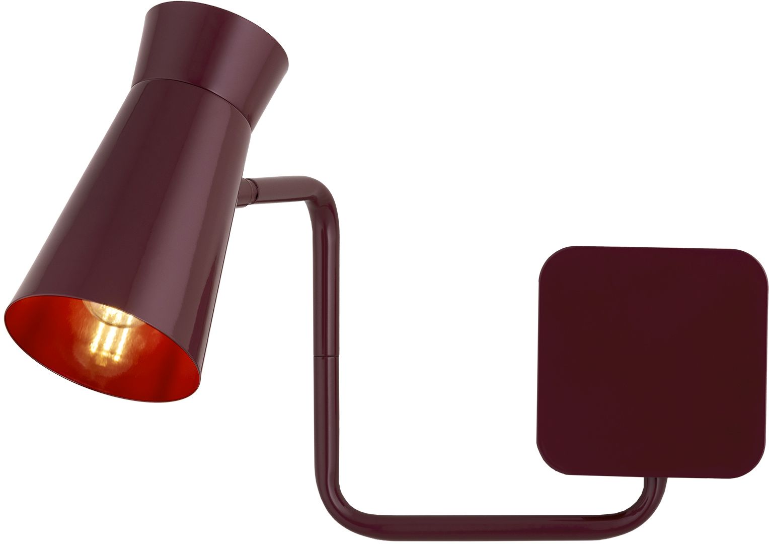 Argon Lord nástěnné svítidlo 1x7 W červená 8881