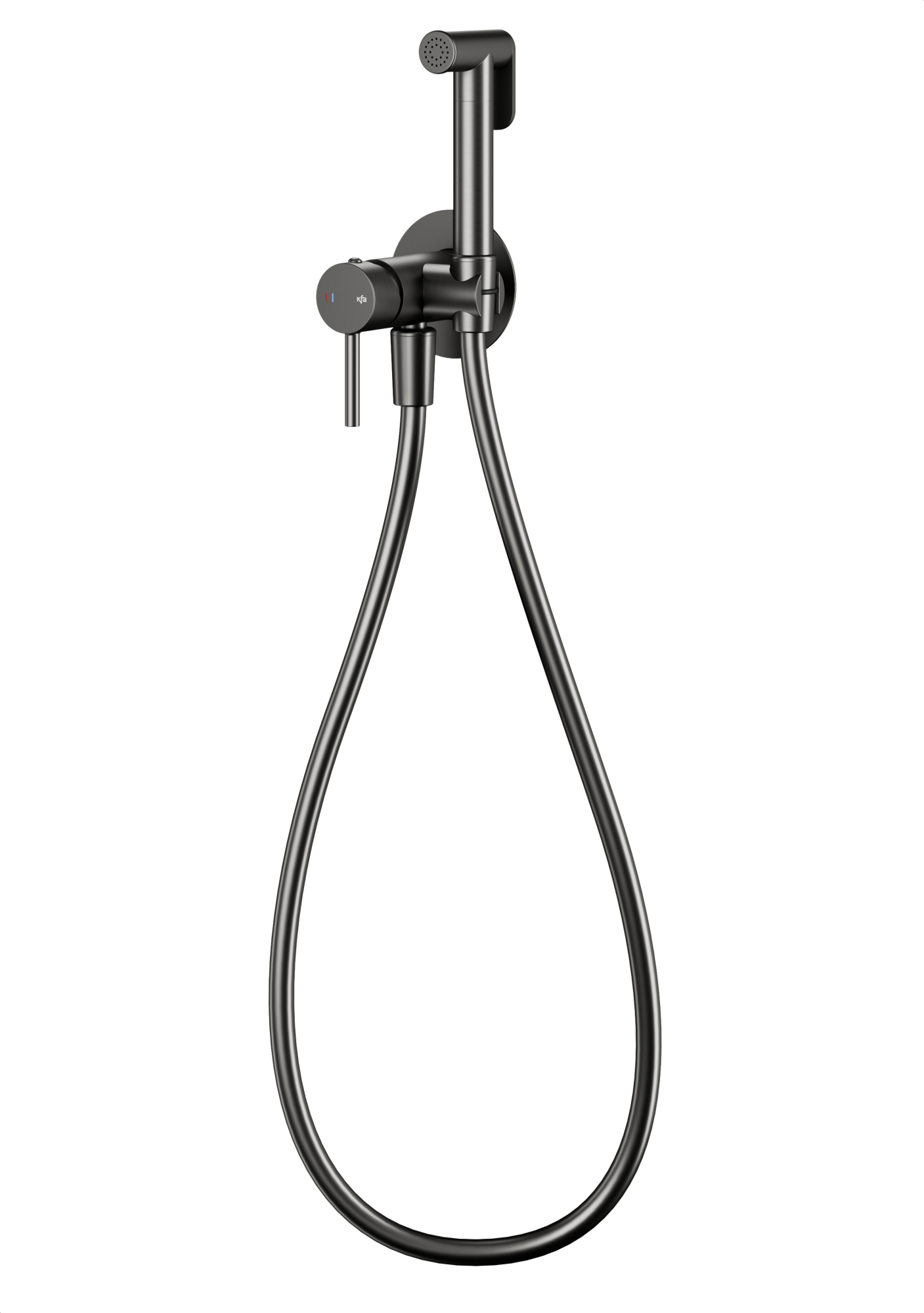 KFA Armatura Moza Gun Metal Grey bidetová baterie pod omítku || 5039-512-61