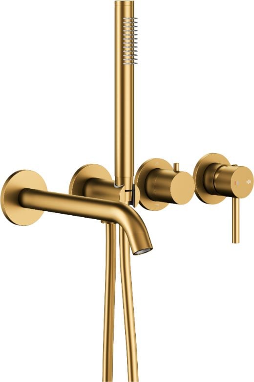 KFA Armatura Moza Gold vanová baterie pod omítku zlatá 5039-411-31