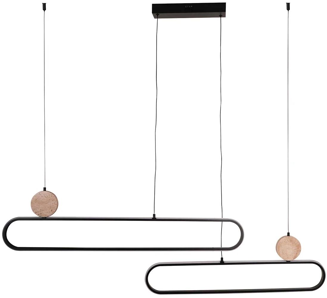 Goldlux Florentyna závěsné svítidlo 2x48 W černá 333889