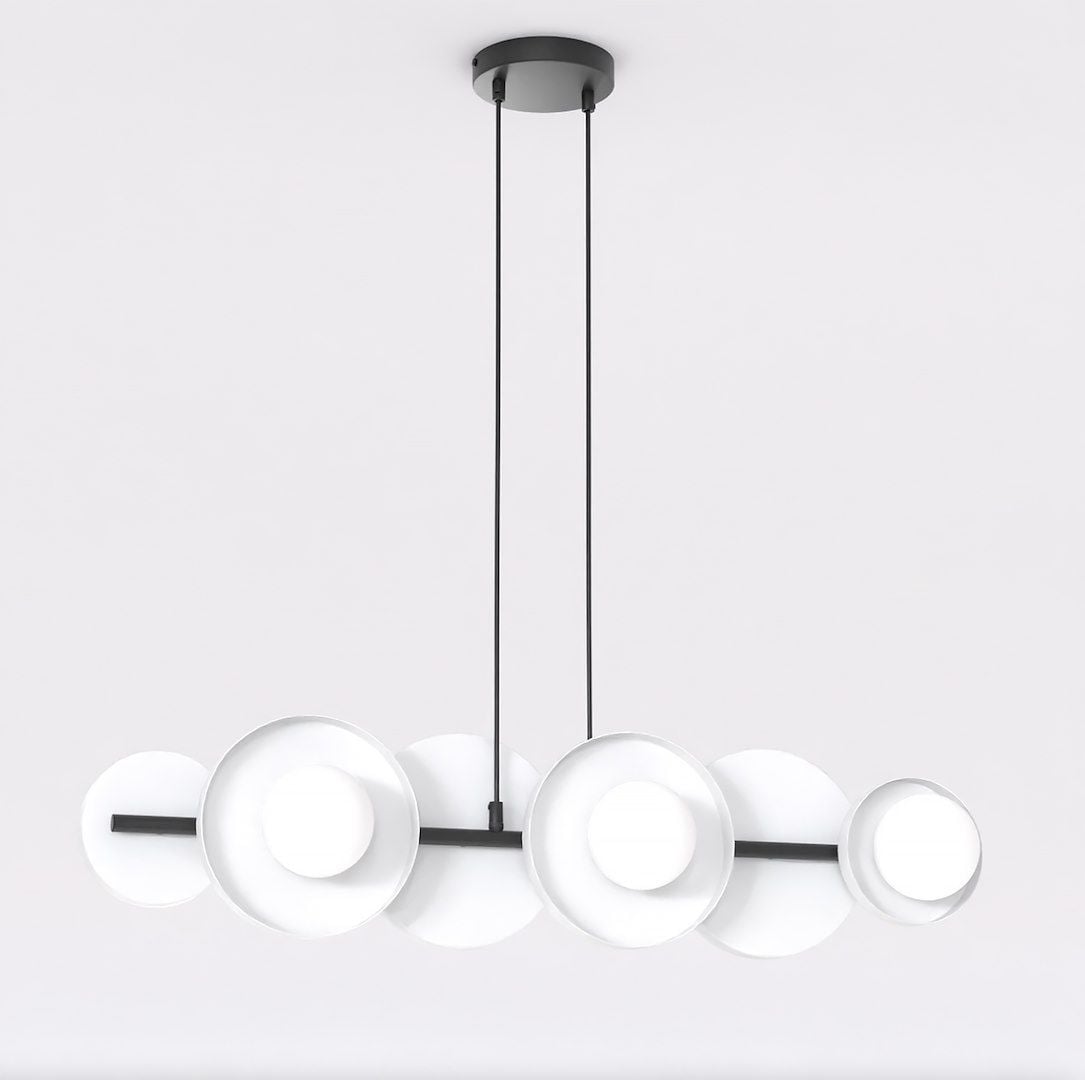 Emibig Model 6 BL White závěsné svítidlo 6x8 W bílá 1487/6