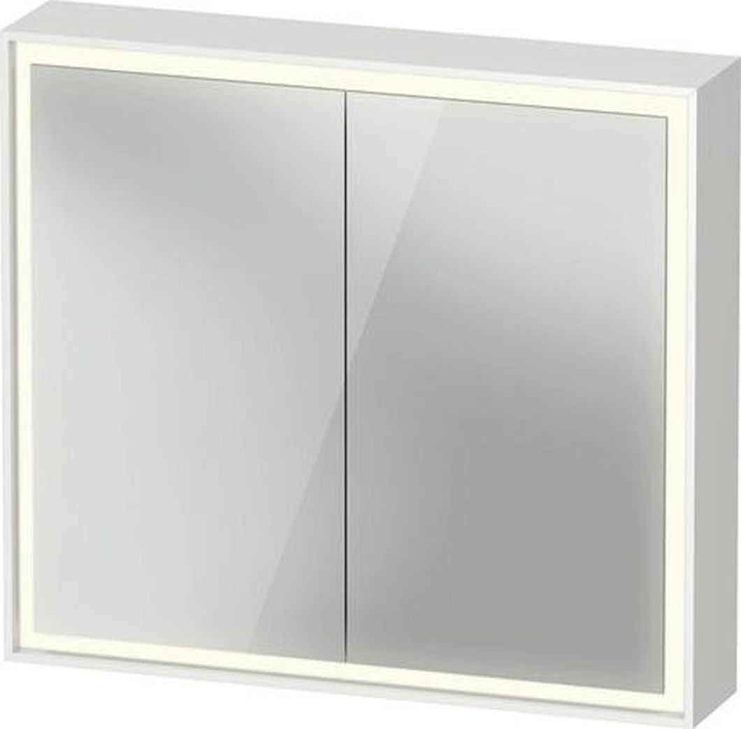 Duravit L-Cube skříňka 80x15x70 cm se zrcadlem bílá LC7551018180010