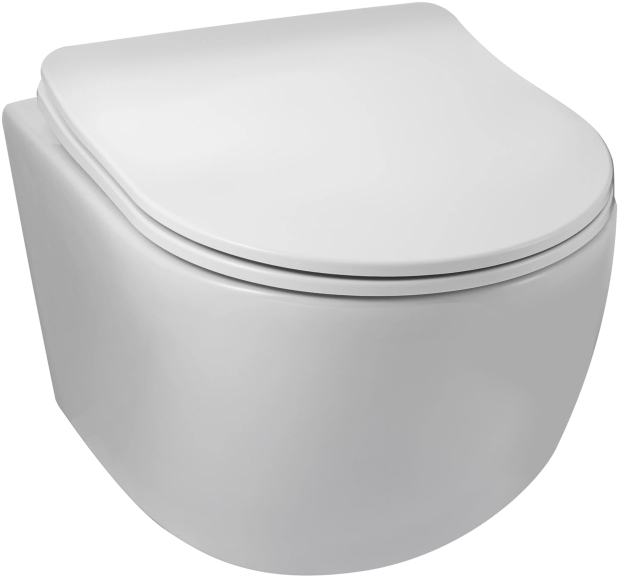 Balneo Luna wc mísa se sedátkem s pomalým sklápěním závěsná bez splachovacího kruhu bílá G0101010101-2