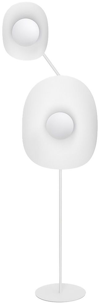 Emibig Delulu stojací lampa 2x8 W bílá 1601/LP2