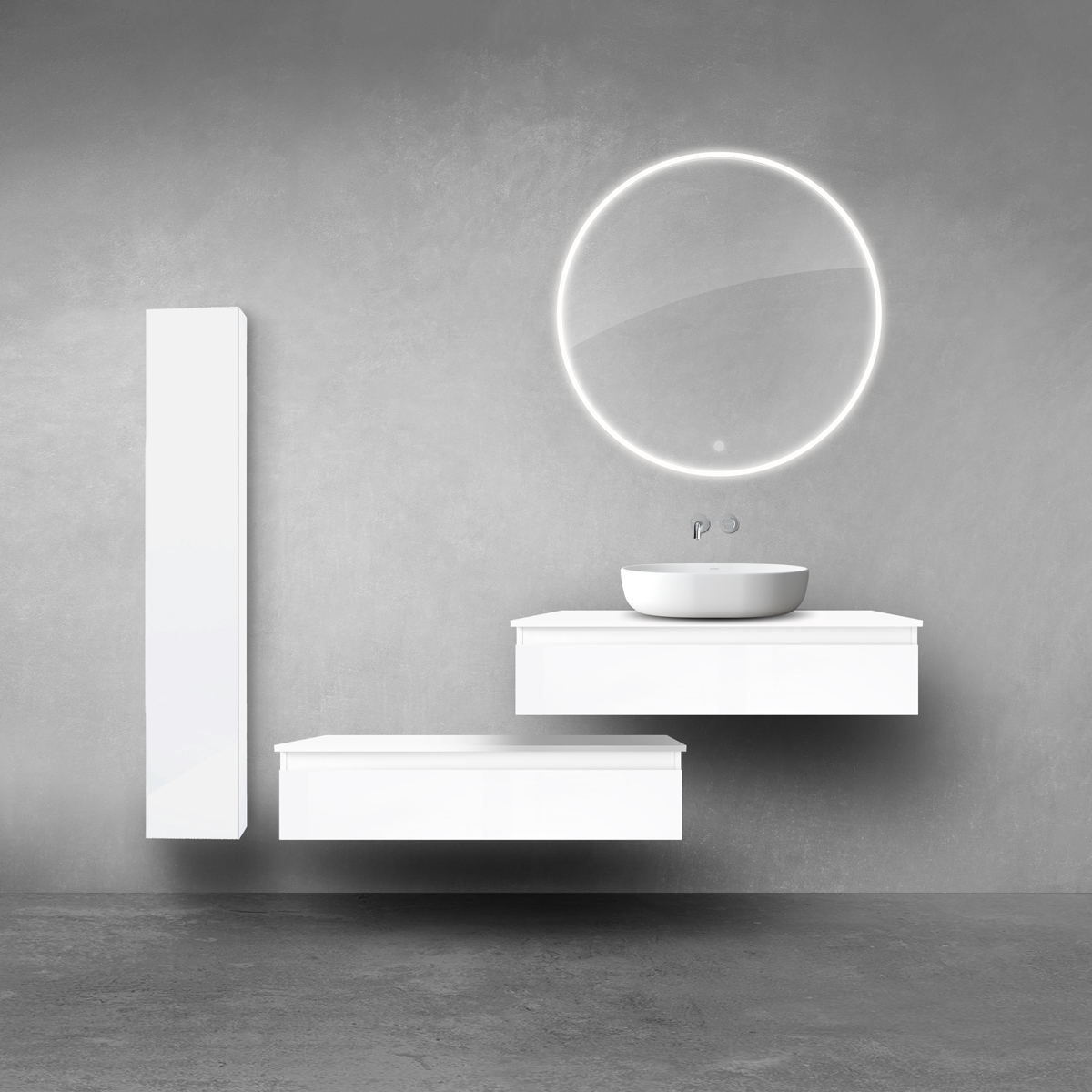 Sada skříňka Oltens Vernal 61000000, skříňka Oltens Vernal 60011000, 63006000