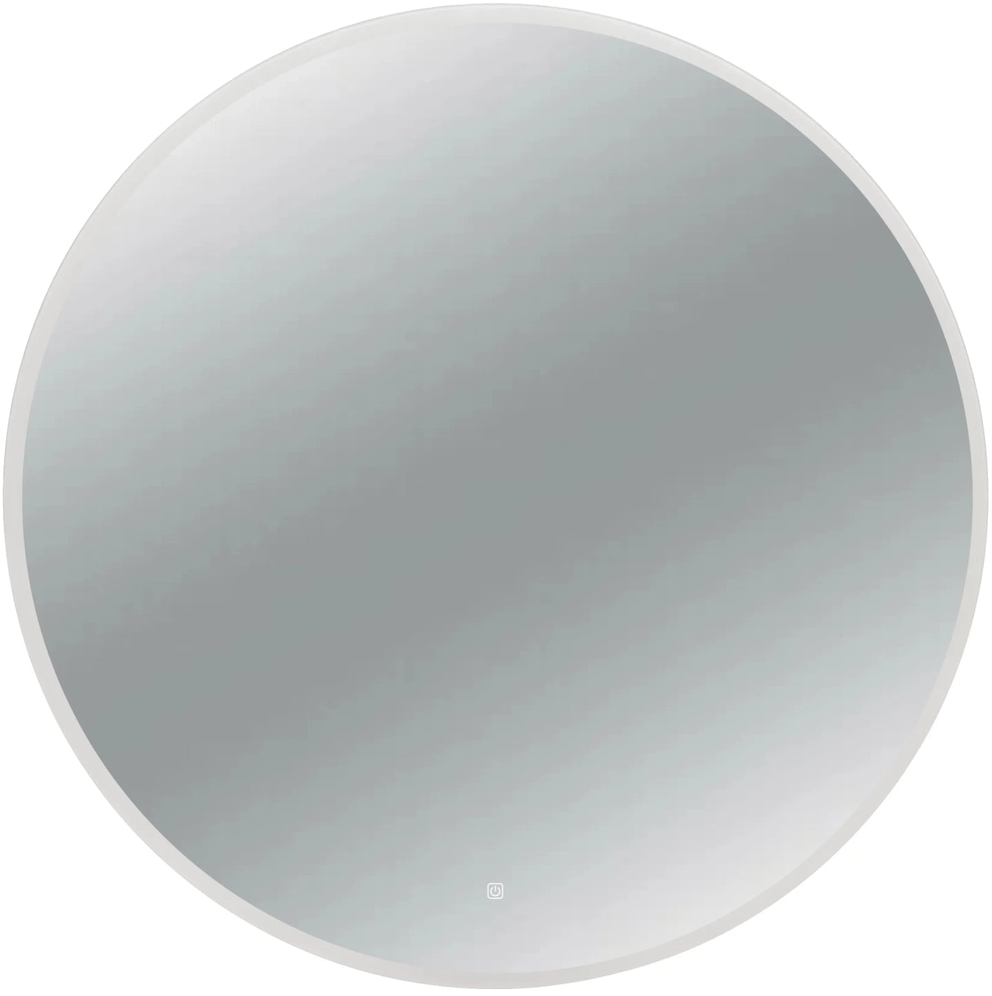 Balneo Moon zrcadlo 60x60 cm kulatý s osvětlením s vyhřívací podložkou bílá L0101020401-1