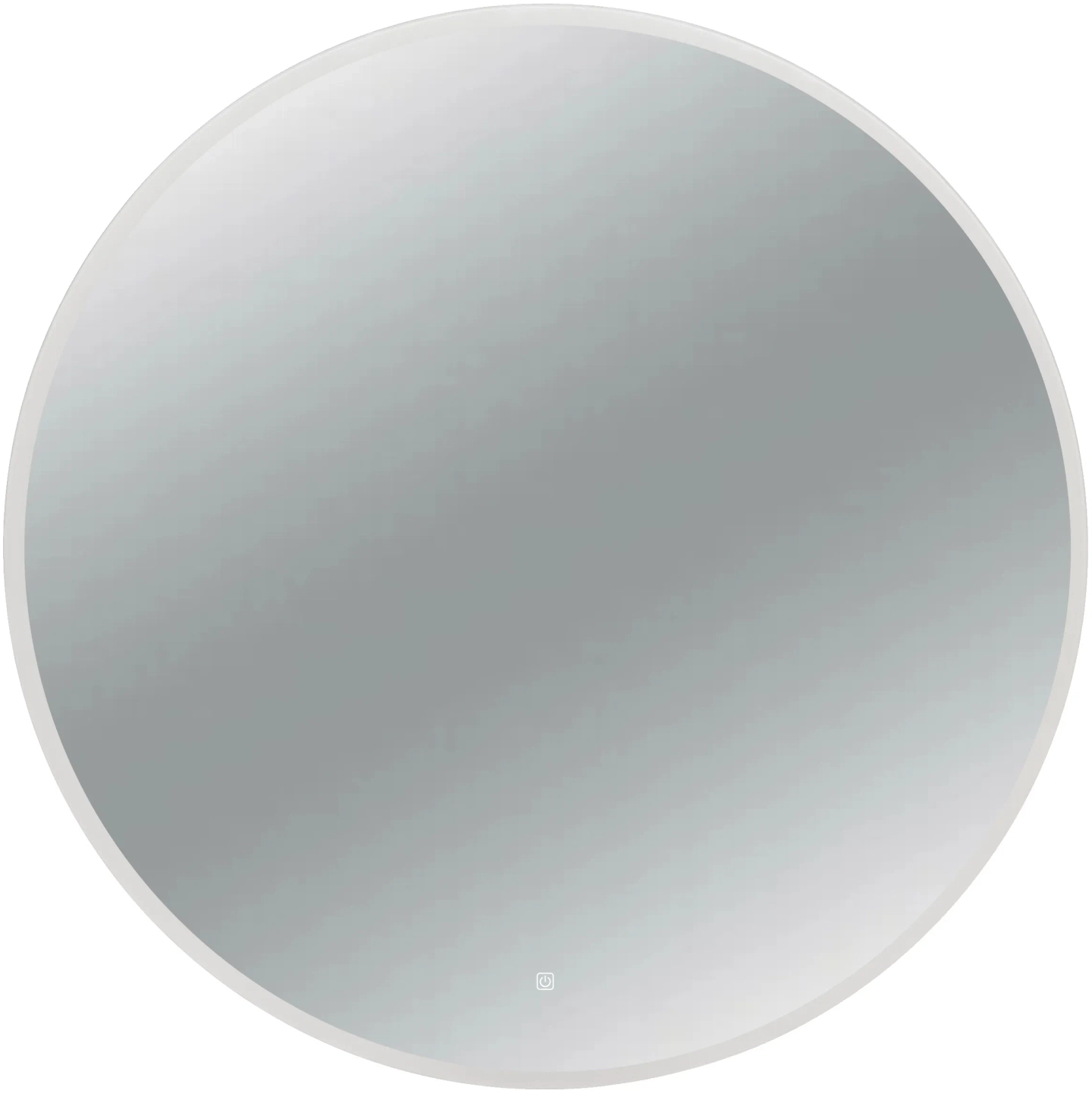 Balneo Moon zrcadlo 80x80 cm kulatý s osvětlením s vyhřívací podložkou bílá L0101020401-3