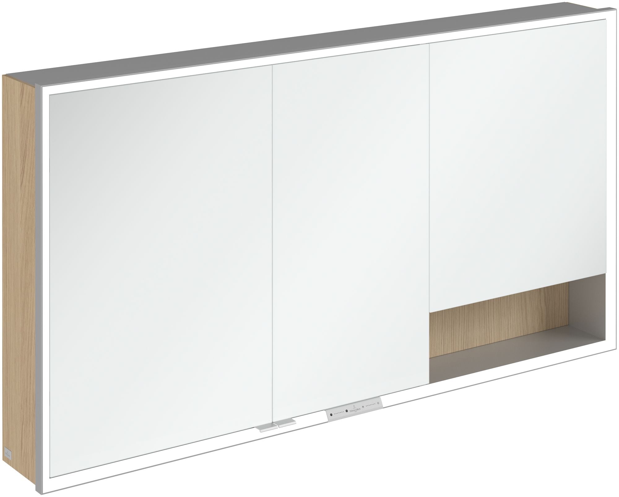 Villeroy & Boch My View+ skříňka 140x16.8x75 cm se zrcadlem dub A48114VJ