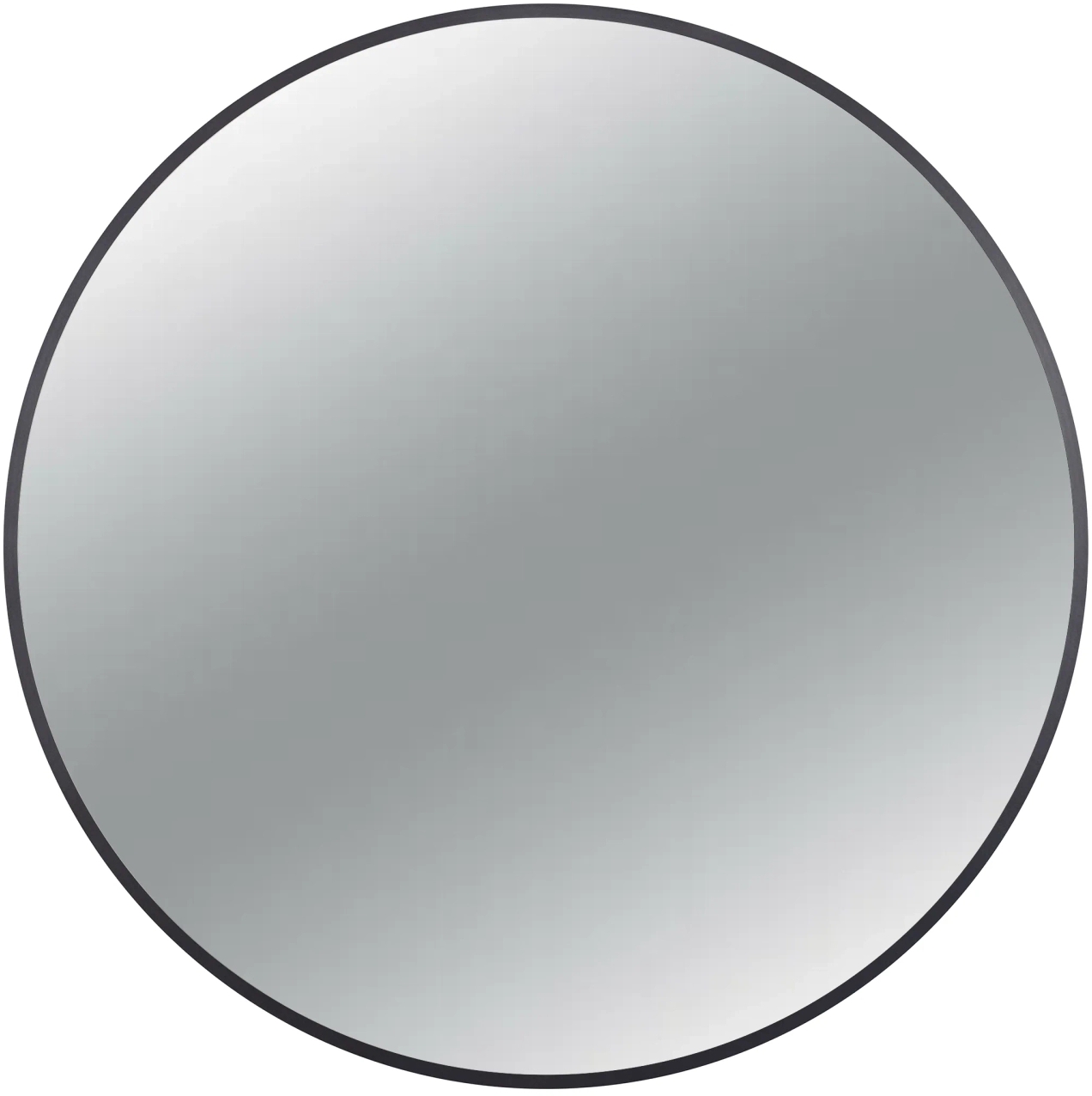 Balneo Corina zrcadlo 100x100 cm kulatý černá L0101010503-4