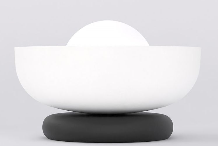 Emibig Ozzy stolní lampa 1x8 W bílá-černá 1516/LN1