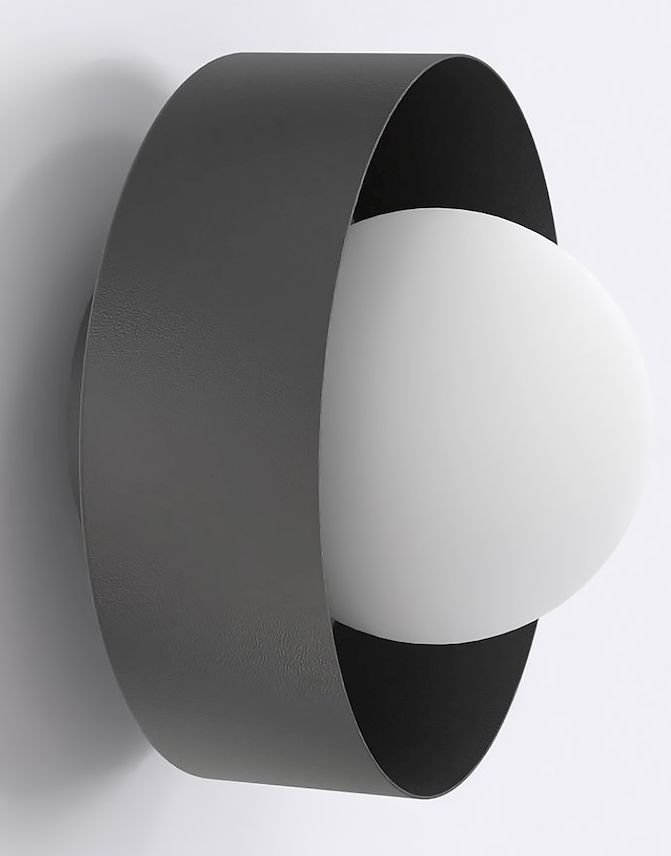 Emibig Lulu nástěnné svítidlo 1x8 W černá 1536/K1