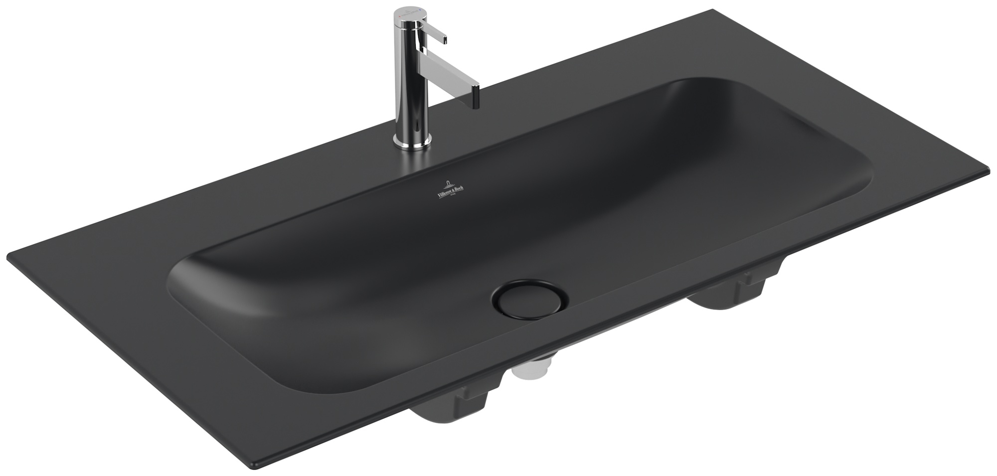 Villeroy & Boch Finion umyvadlo 100x50 cm obdélníkový nábytkový černá 4164A2R7